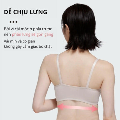 Magic X Coolness - Áo lót cài trước không gọng thoái mái I25SFB723