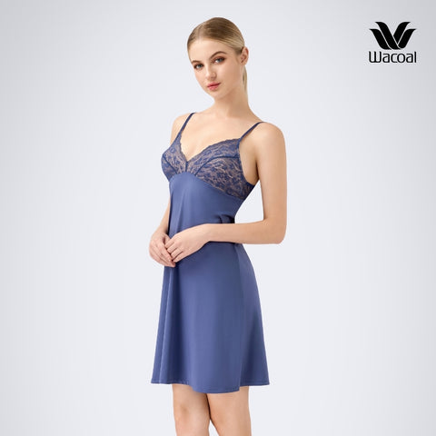 Đầm ngủ 2 dây vải cotton ILN4239