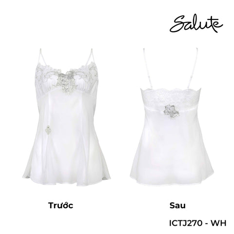 Salute - Đầm ngủ 2 dây lưới ICTJ270