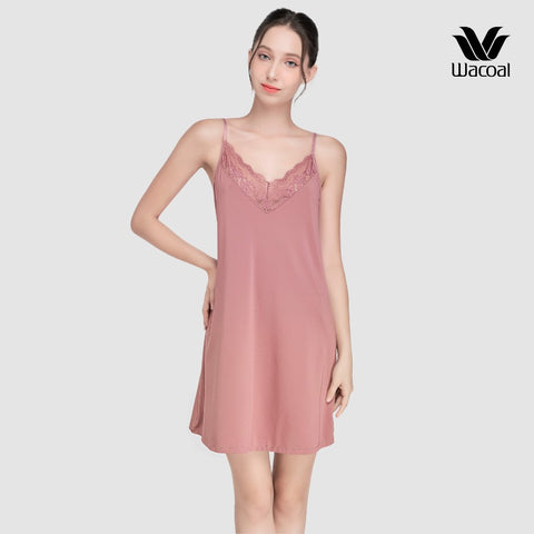Đầm ngủ chéo lưng, thun lạnh ILN4974