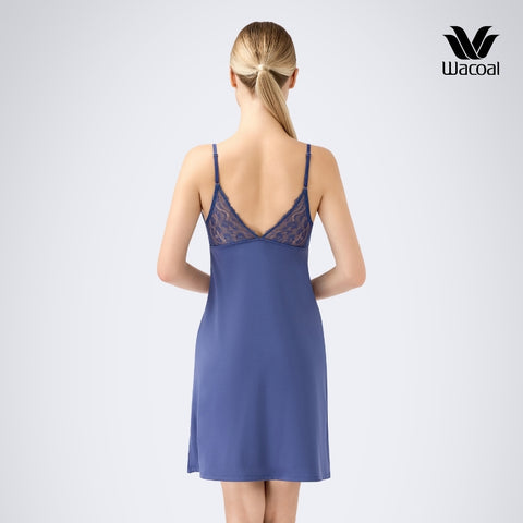 Đầm ngủ 2 dây vải cotton ILN4239