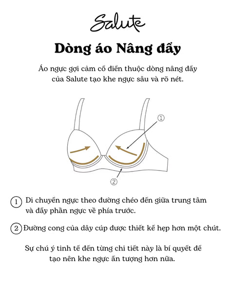 Salute - Áo lót có gọng, nâng nhiều IBTJ480