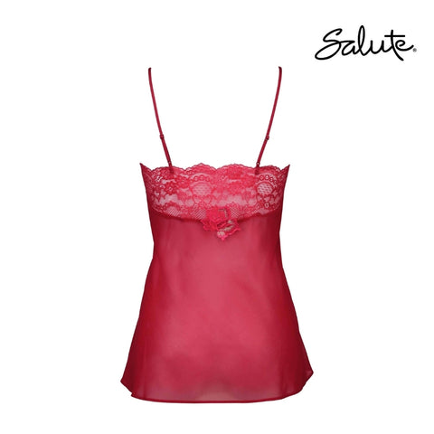 Salute - Đầm ngủ 2 dây lưới ICTJ270