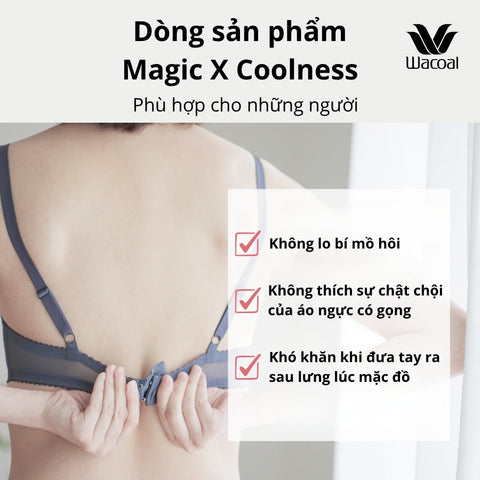 Magic X Coolness - Áo lót cài trước không gọng thoái mái I25SFB723