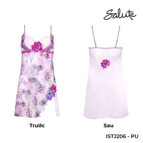 Đầm ngủ 2 dây lưới ISTJ206