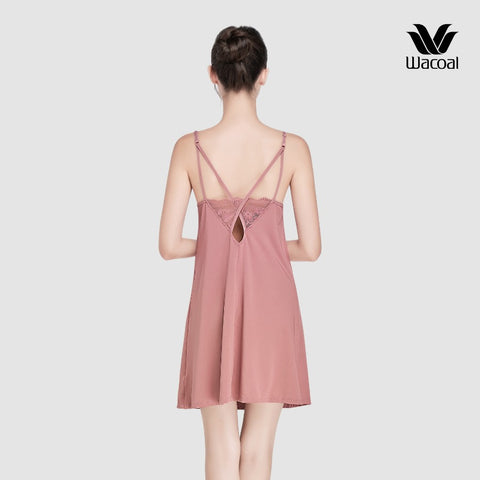 Đầm ngủ chéo lưng, thun lạnh ILN4974