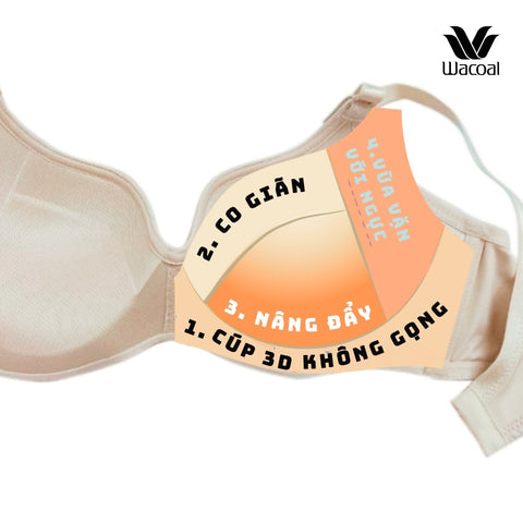 Super fit - Áo lót không gọng, nâng vừa IWB3E12