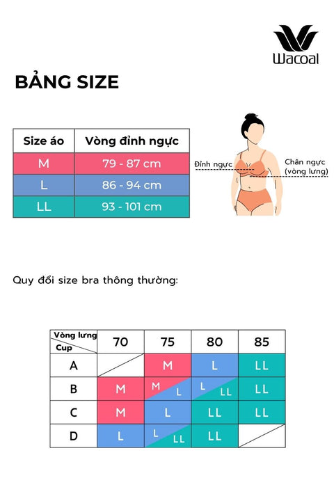 Magic X Coolness - Áo lót không gọng thoái mái - I24WFB663
