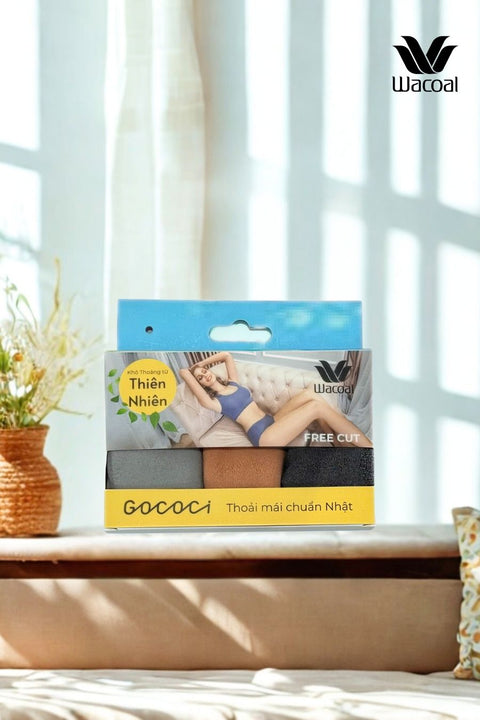 Quần lót nữ freecut IPGG110 GOCOCI 50% Cupra Chất sợi từ cotton, mềm mại & thoải mái
