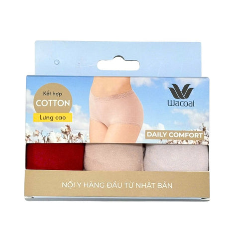Combo 3 quần lót cotton lưng cao IEC3230