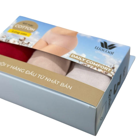 Combo 3 quần lót cotton lưng cao IEC3230