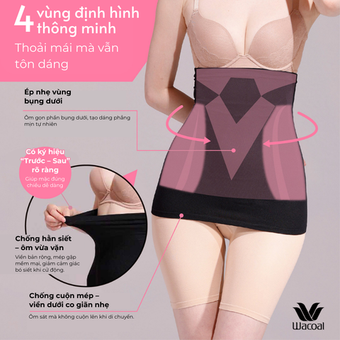 Quần định hình smart slim Wacoal I24SFW003