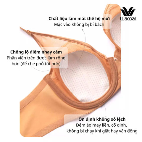 Áo lót Wacoal có gọng, nâng vừa ICB80C4