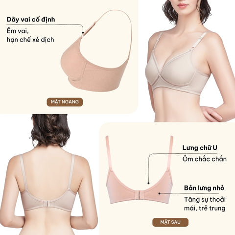 Magic X Coolness - Áo lót không gọng, nâng nhẹ - ILB3213