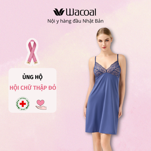 Đầm ngủ 2 dây vải cotton ILN4239