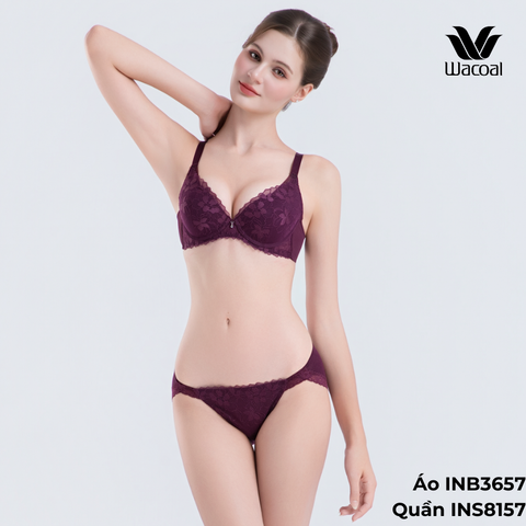 Quần lót ren thoáng mịn Wacoal INS8157