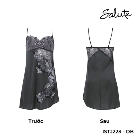 Salute - Đầm ngủ ren hoạ tiết hoa hồng ISTJ223