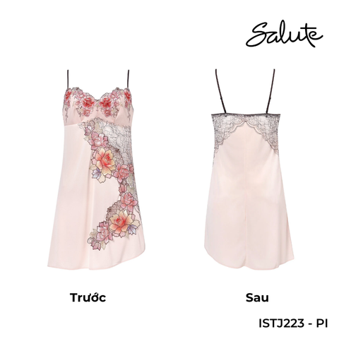 Salute - Đầm ngủ ren hoạ tiết hoa hồng ISTJ223