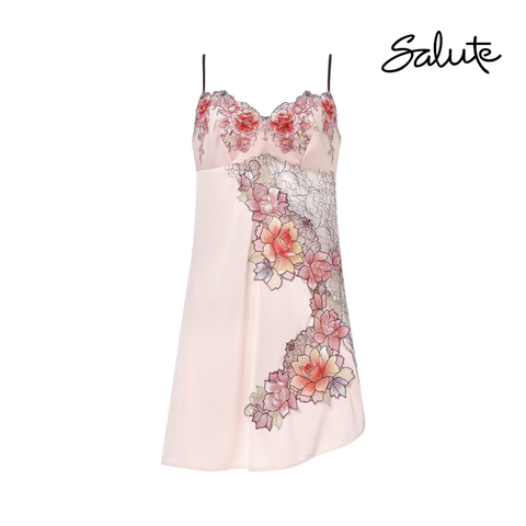 Salute - Đầm ngủ ren hoạ tiết hoa hồng ISTJ223