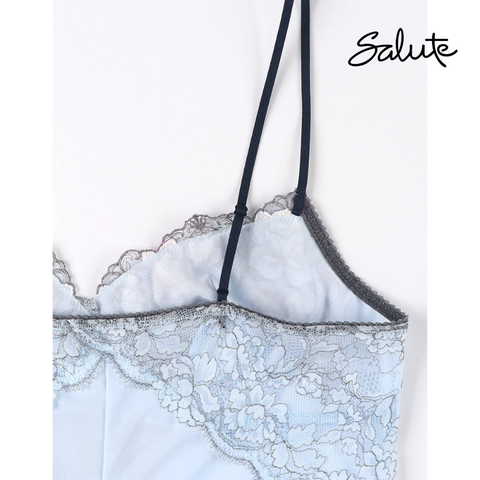 Salute - Đầm ngủ ren hoạ tiết hoa hồng ISTJ223