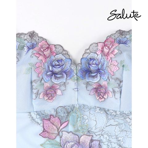 Salute - Đầm ngủ ren hoạ tiết hoa hồng ISTJ223