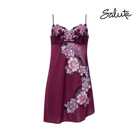 Salute - Đầm ngủ ren hoạ tiết hoa hồng ISTJ223