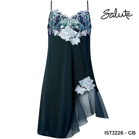 Salute - Đầm ngủ ren hoạ tiết hoa hồng ISTJ226