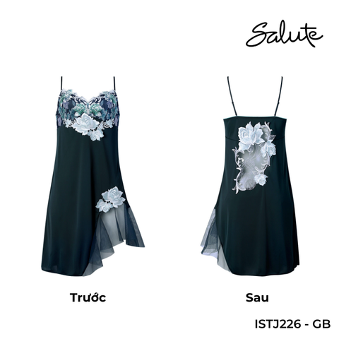 Salute - Đầm ngủ ren hoạ tiết hoa hồng ISTJ226