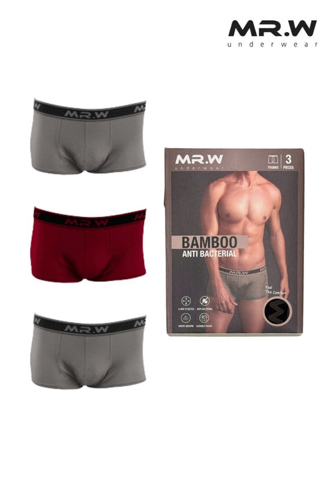 Set 3 quần lót nam 98% Bamboo Mát hơn Cotton Mr.W WMP73019